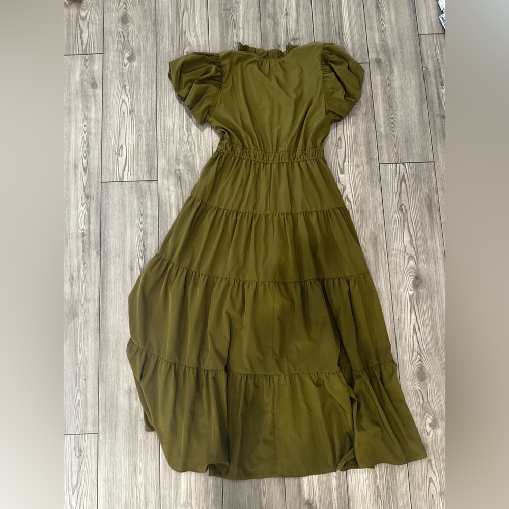 entro Olive Ruffled Waist dress - Picture 3 of 3